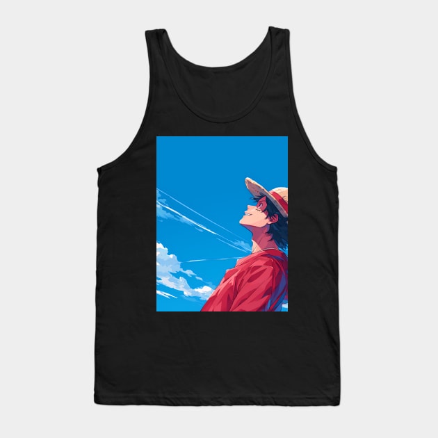 Pirate Odyssey: Anime-Manga Legacy, Mythical Islands, and Swashbuckling Excitement Tank Top by insaneLEDP